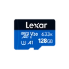 LEXAR LSDMI128BB633A 633X 128GB MEMORY | MICROSDHC | MICROSDXC | UHS-I CARD BLUE | UP TO 100 MB/S READ | 12 MONTHS WARRANTY MEMORY