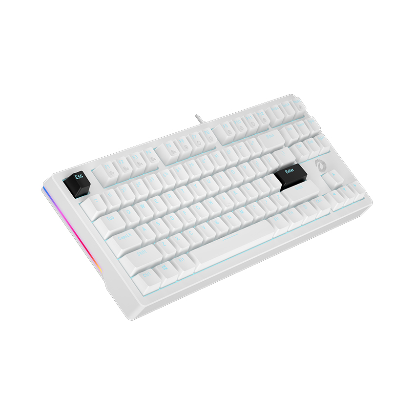 Dareu EK87 V2 Mechanical Keyboard (White) - Image 2